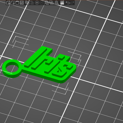 iris.png 3MF file Iris Flexible Keychain・3D printable model to download