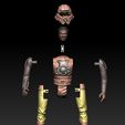 ScreenShot300.jpg Star Wars .stl LANDO CALRISSIAN (Skiff Guard Disguise) .3D action figure .OBJ Kenner style.