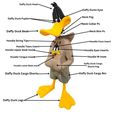 Daffy-Duck-Breakdown.jpeg Daffy Duck Chillin Multi- Color