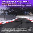 MDS_TRACK_AllStraightsPack_Render4b.jpg MyDigitalSlot All Straights Pack, 3D printed DIY track parts for your 1/32 Slot Car Racing Game