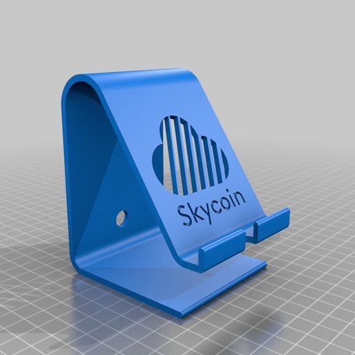 Skycoin phone stand 3D model