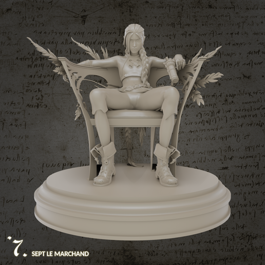 Jinx Arcane Collectible 3D model