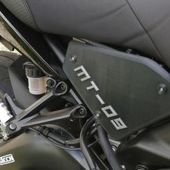 MT-09 FZ-09 side panel10.jpg Fichier STL MT-09 CACHES LATERAUX - Seat Side Panels Yamaha FZ-09・Plan pour imprimante 3D à télécharger