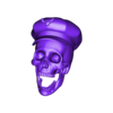 Calavera_SubTool1.obj Rocker skull 3d print model