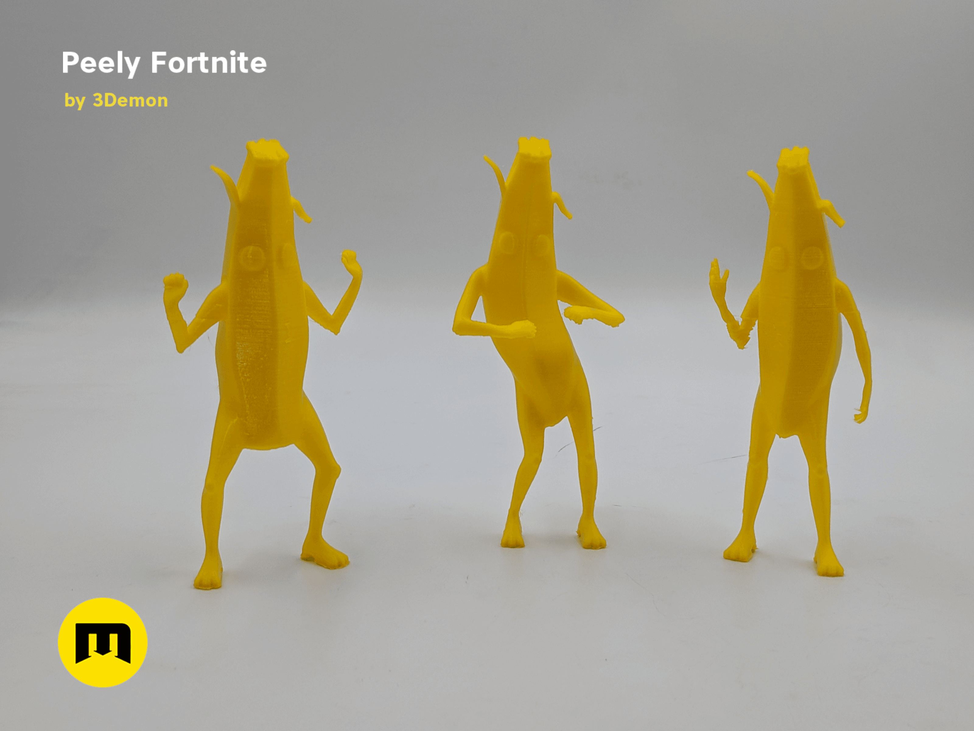 IMG_20190316_155210.png Download OBJ file Peely Fortnite Banana Figures • Object to 3D print, 3D-mon