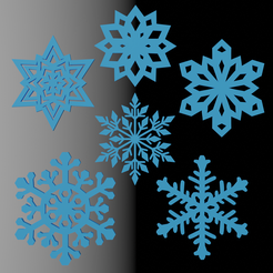 2_6.png Snowflake collection cartoon