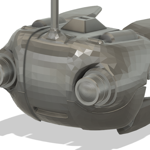 B-12 Drone from Stray (Easy Printing + Assembly!) 3D model