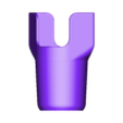 Square Juice Cup Holder Adaptor.stl Box Cup Holder Adaptor, Square Juice Holder