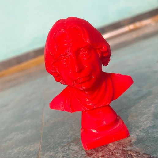 3D model of bust sculpture of Dr. APJ Abdul Kalam, Former President of India 3D model