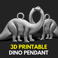 0_3dprinting,-stlfiles,-stljewelry,-fashionaccessories,-handmadependant,-pendant,-keychain,-sculped,.png Dino Pendant Keychain - 3D STL File for 3D Printing