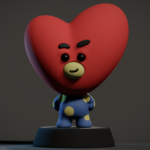 🗿 Tata -BT21 (BTS) - high Quality-3D Print Ready・ 3D File for 3D