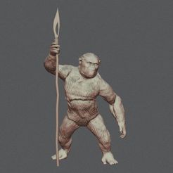CAESAR_POSE_001.jpg Fichier OBJ gratuit CAESAR V1 (VERSION À FAIBLE POLIE)・Design pour imprimante 3D à télécharger