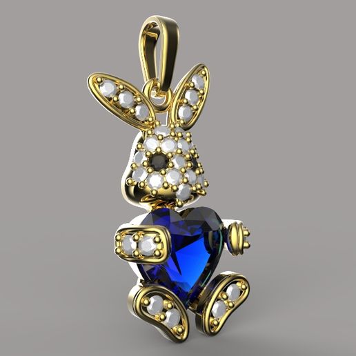 Rabit Pendant 3D model