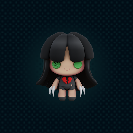 🗝️ Marvel Rivals X23 keychain・ STL File for 3D printing・Cults