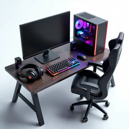 STL file Pc setup 🪞 ・Model to download and 3D print・Cults