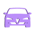 147fl_noring_key_50mm.stl Alfa Romeo 147 facelift silhouette key