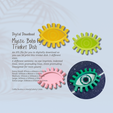 Cover-7.png Mystic Eye Trinket Dish STL File - Digital Download -5 Sizes- Homeware, Boho Modern Design