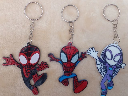 🗝️ Spidey and his amazing friends keychain Miles Morales