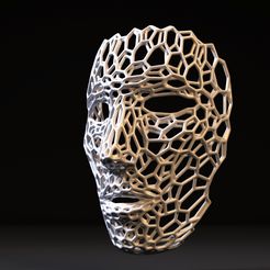 10009.jpg Fichier 3D Masque d'Halloween Slipknot Joey・Plan pour imprimante 3D à télécharger