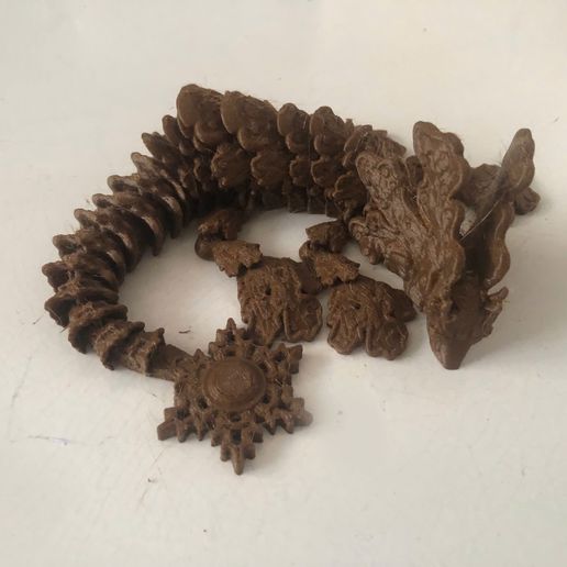 z7255417597036_13c08ee1298fef912a7e4742f0119239.jpg Пряничный дракончик артикулированный рождественский