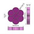 Tray-Flower-Dimensions.jpg 🌸 Flower Sorting Tray - Summer and Spring - for Sensory Play
