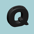 q8.png Vase Q - Alphabet Vases Collection Letters - STL Printable
