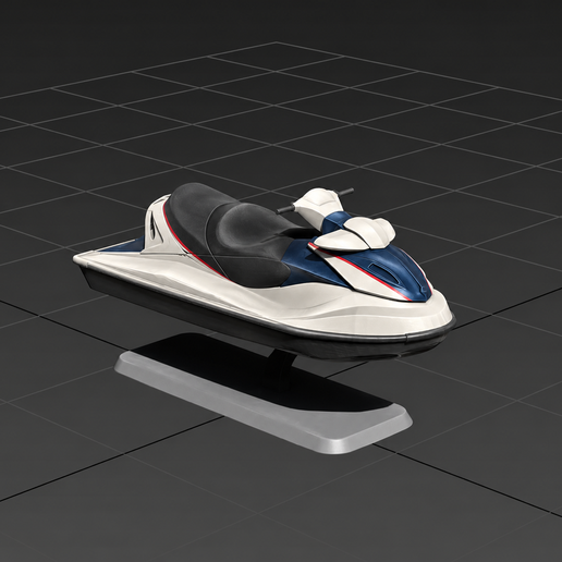 Jet Ski is a high-speed personal watercraft STL, Water jet, jet ski, personal watercraft, marine vehicle, cults3d, cults, 3D, 3D model