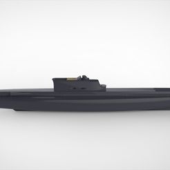 untitled.1105.jpg STL-Datei U-Boot Typ Y2・3D-druckbares Modell zum herunterladen