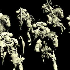 knights2.png Free STL file Horsemen of the Crusade・3D printable model to download