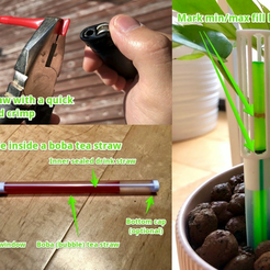 planter_assemble.png STL-Datei Self-watering planter indicator kostenlos・Vorlage für 3D-Drucker zum herunterladen