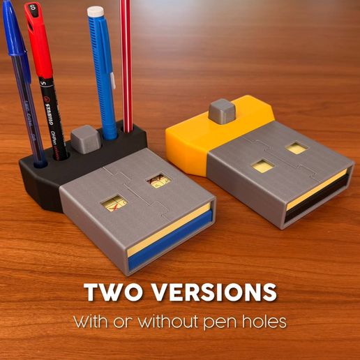 💾 USB NOTE | STICKY NOTE HOLDER & STENCILS・ 3D File for 3D printing・Cults