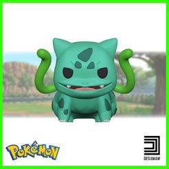 Bulbasaur-Mini-01.png Archivo 3D BULBASAUR POKEMON TOYART・Diseño imprimible en 3D para descargar