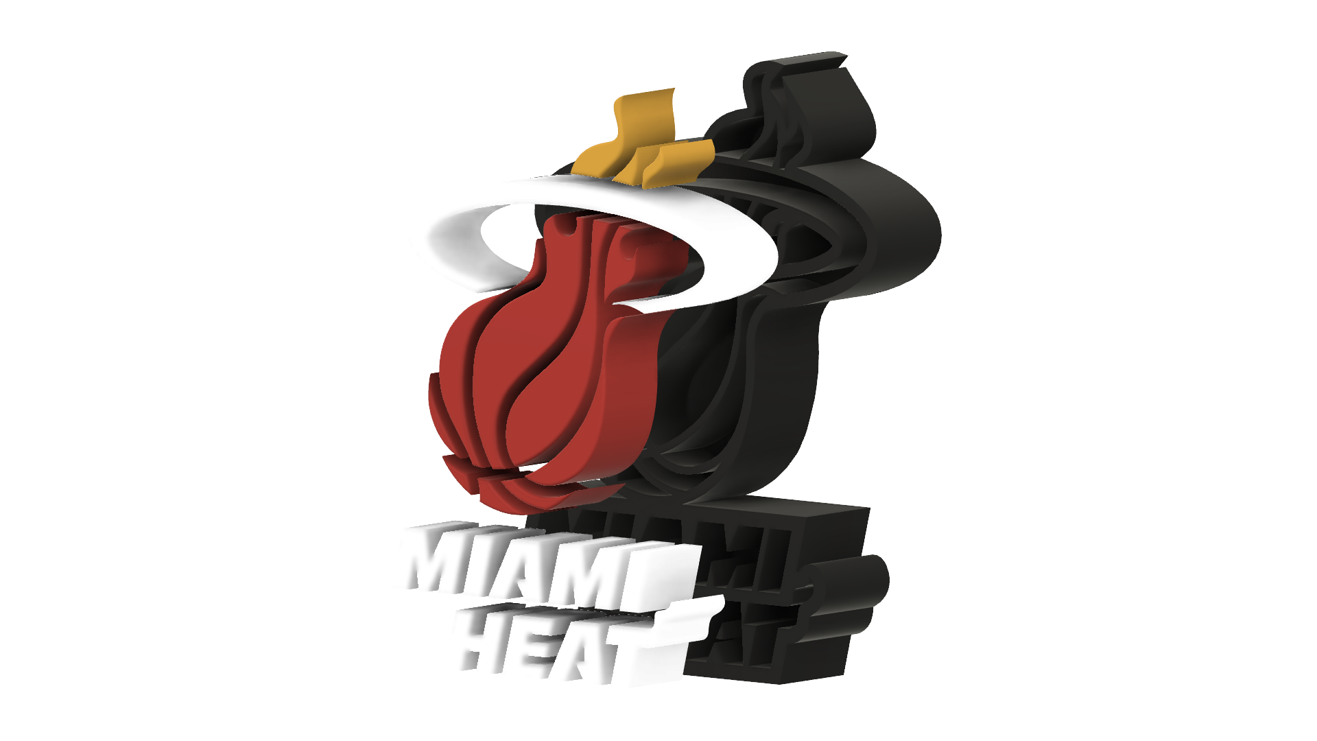 Miami-Heat-Stand-Logo-Front-2-v1.png STL file Miami Heat Stand Logo NBA・3D printer model to download, Upcrid