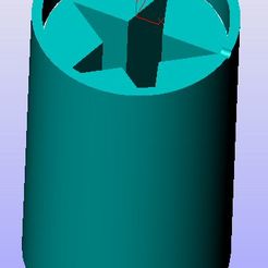 star_candle_mold.jpg Fichier STL 12 cm ETOILE DE BOUGIE MOLLE DIY・Design pour imprimante 3D à télécharger