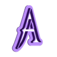 a_Low_case.stl Merlina - alphabet font - cookie cutter