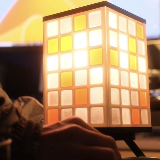 IMG_8801.jpeg Vintage mosaic lamp