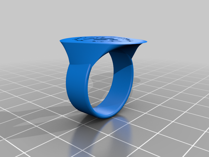 Alliance_Ring_Larger_Deeper.png Download free STL file WOW Alliance and Horde Rings • 3D printable model, ToriLeighR