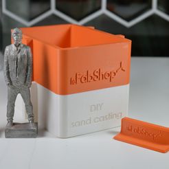 1.jpg Free STL file DIY Sand casting kit・3D printing idea to download