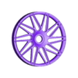 rtx_impulse_face.stl RTX Impulse Stlye - Scale Model Wheel set - 19-20" - Rim and Tyre