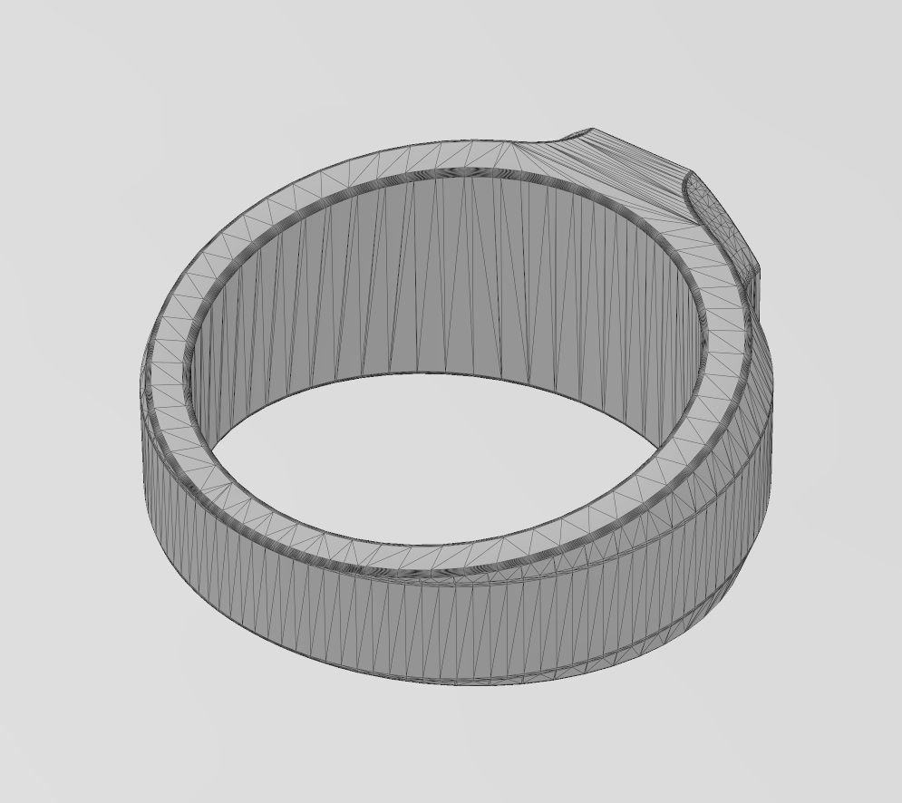 wf2.jpg STL file Octagonal signet ring US sizes 5to9 3D print model・Template to download and 3D print, RachidSW