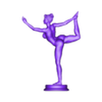 Sculpt Yoga pose - Lord of the Dance Pose (Natarajasana).stl Sculpt Yoga pose - Lord of the Dance Pose (Natarajasana)