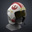 Skywalker_Pilot_Helmet-3Demon_22.jpg 3D-Datei Luke Skywalker X-Wing Pilot Helm - Star Wars・Design zum Herunterladen und 3D-Drucken