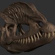 ZBrush-Document1.jpg Dilophosaurus-Schädel