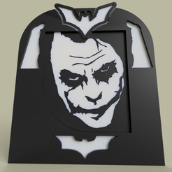 Joker_and_batman.png Бесплатный STL файл joker - batman V2・Модель 3D-принтера для загрузки