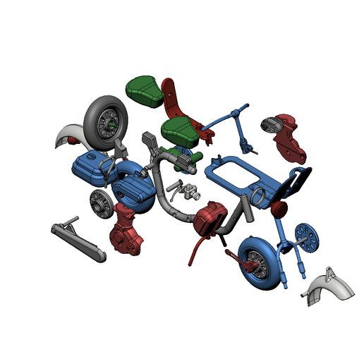 LAMBRETTA-v53_espl.png Lambretta motorcycle from the 1960s model