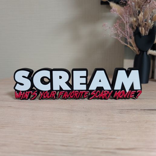 Scream logo what's your favorite scary movie