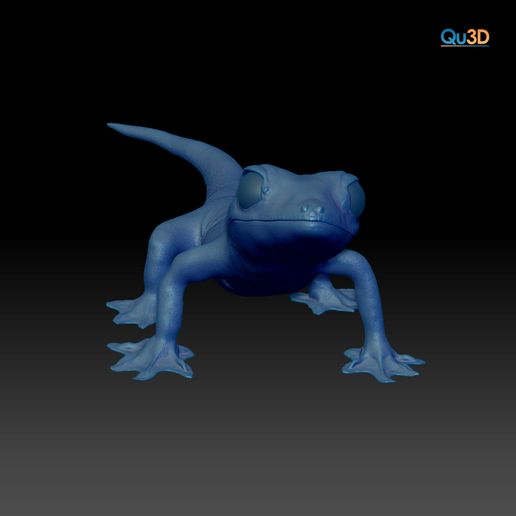 3DPrint4.jpg Namib Gecko -Pachydactylus rangaii-mit Full-Size-Textur + Zbrush Originale-STL-3D-Druck-Datei-High-Polygon