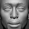 16.jpg Tupac Shakur bust ready for full color 3D printing