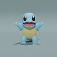 Squirtle-Render-STL3.png Squirtle Pokemon - Ready to Print