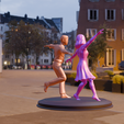 Untitled8.png Minimalist Dancing Couple Figure | Abstract Love Sculpture (3D Print STL), La La Land, lalaland, La La Land movie,